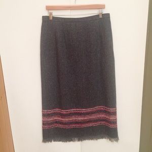 Sag Harbor Wool Long skirt Size 16 #30